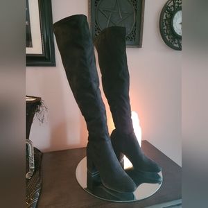 🖤Bar III Faux Suede Over the Knee Women's Boots NWOT